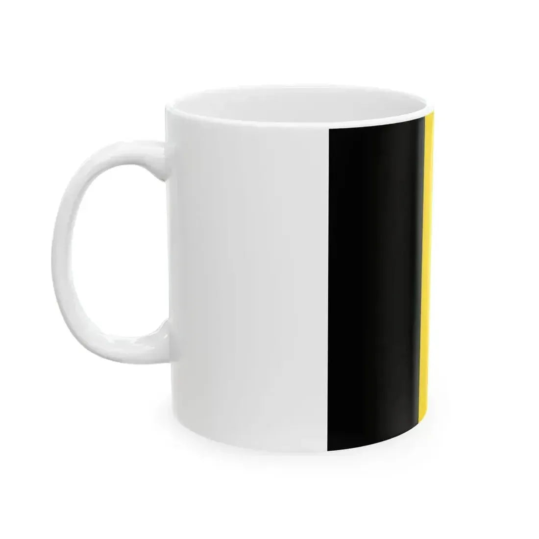 Flag of Belgium state (Belgium) White Coffee Mug - Go Mug Yourself