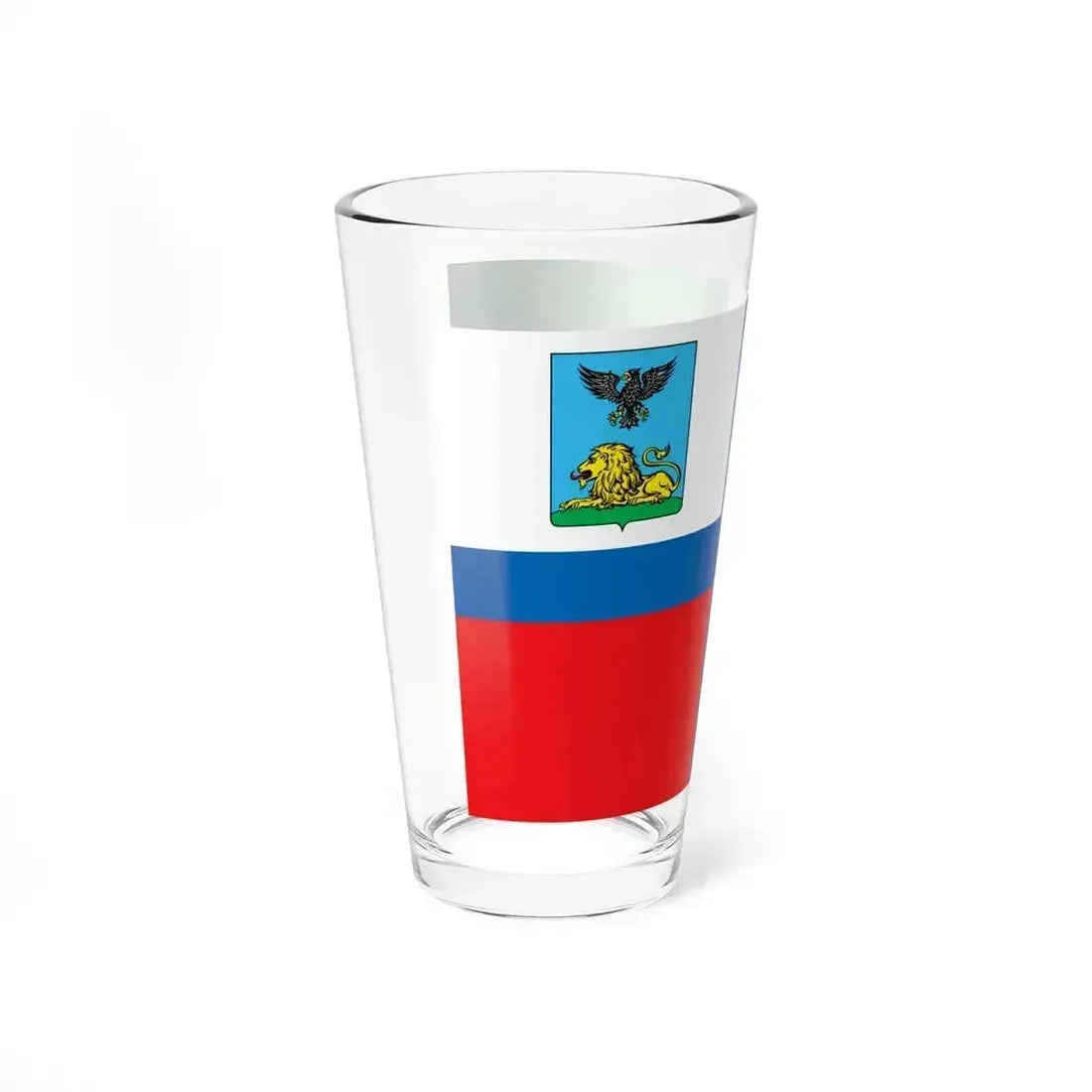 Flag of Belgorod Oblast Russia - Pint Glass 16oz - Go Mug Yourself