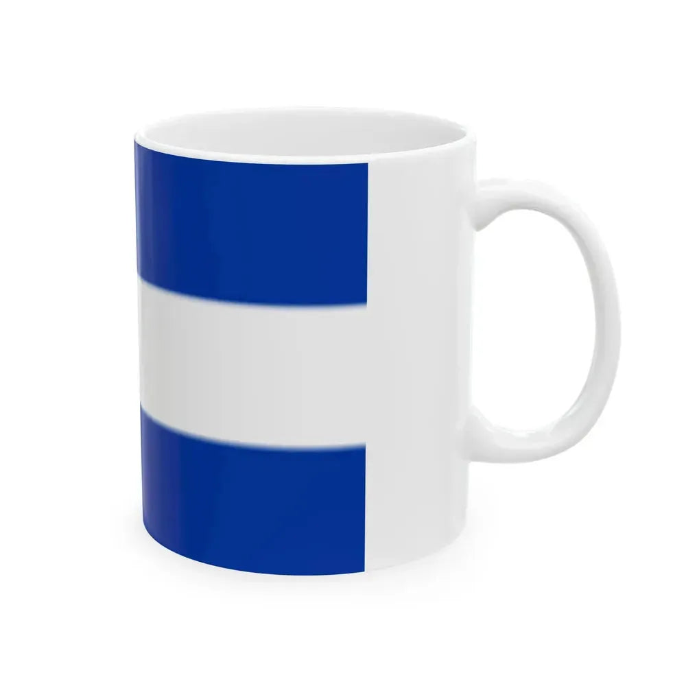 Flag of Belgrano Blue (Argentina) White Coffee Mug - Go Mug Yourself