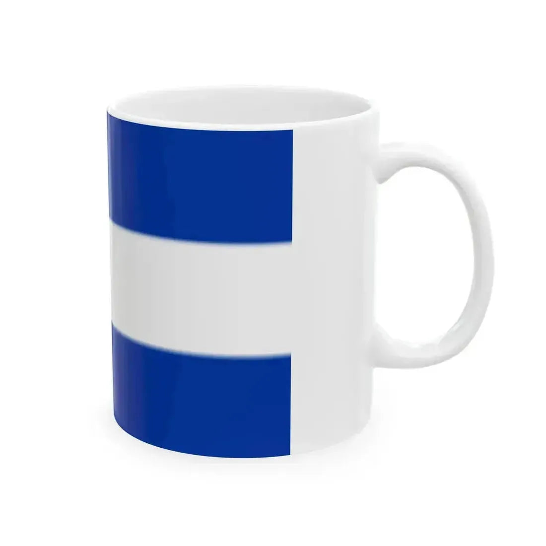 Flag of Belgrano Blue (Argentina) White Coffee Mug - Go Mug Yourself