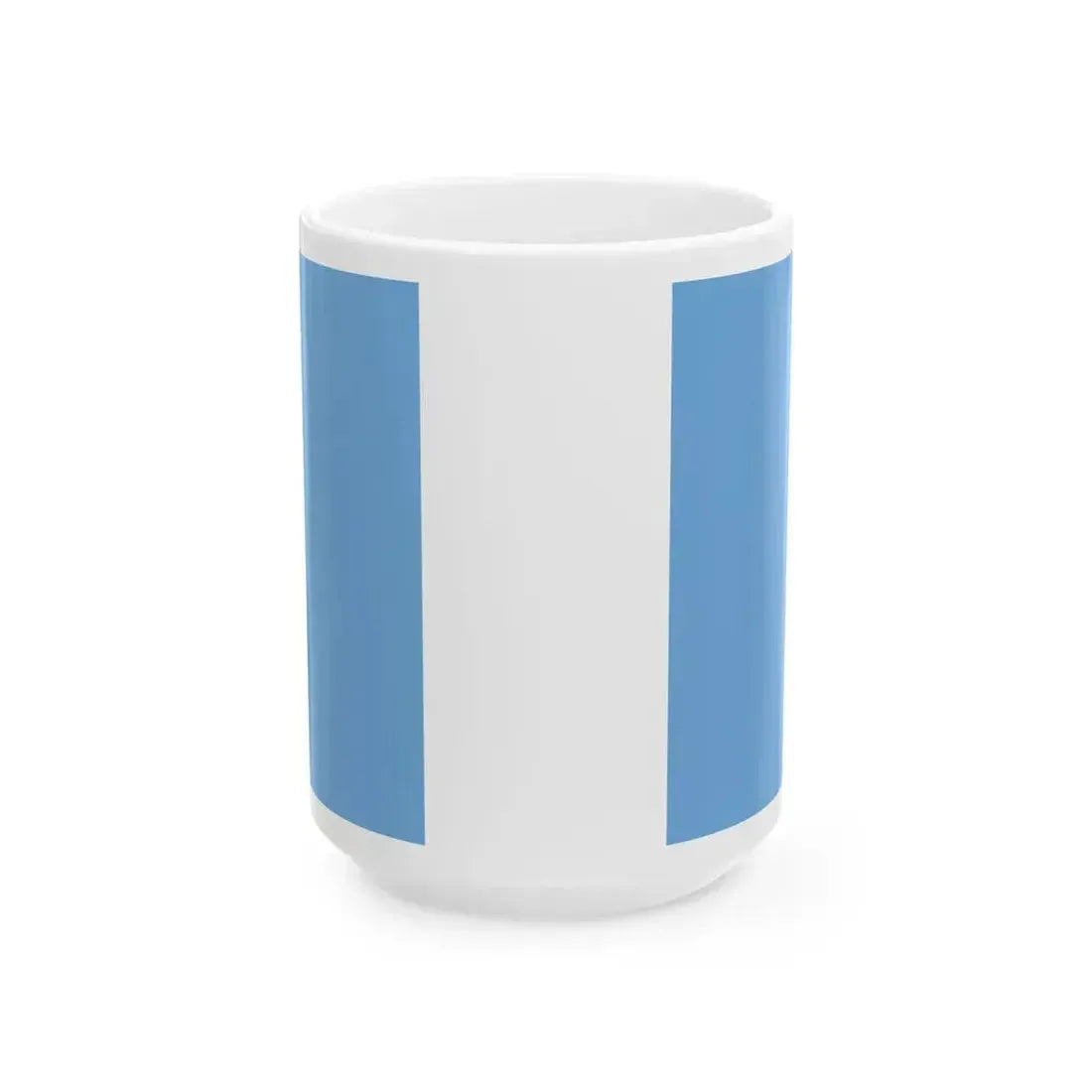Flag of Belgrano in Vilcapugio and Ayohuma (Argentina) White Coffee Mug 15oz - Go Mug Yourself