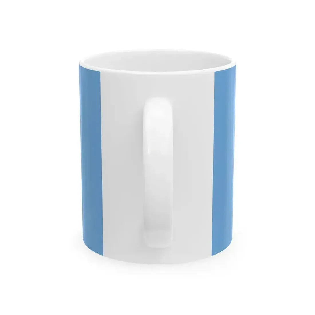 Flag of Belgrano in Vilcapugio and Ayohuma (Argentina) White Coffee Mug - Go Mug Yourself