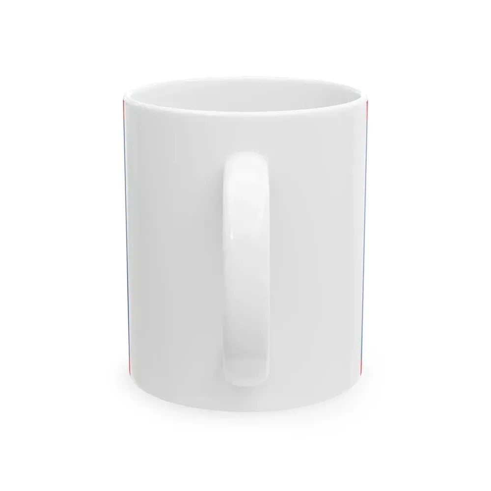 Flag of Belize 1981-2019 (Belize) White Coffee Mug - Go Mug Yourself