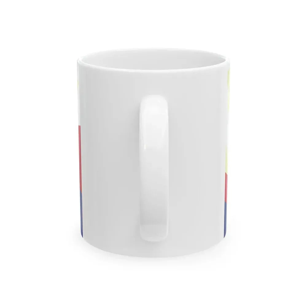 Flag of Belize City (Belize) White Coffee Mug - Go Mug Yourself
