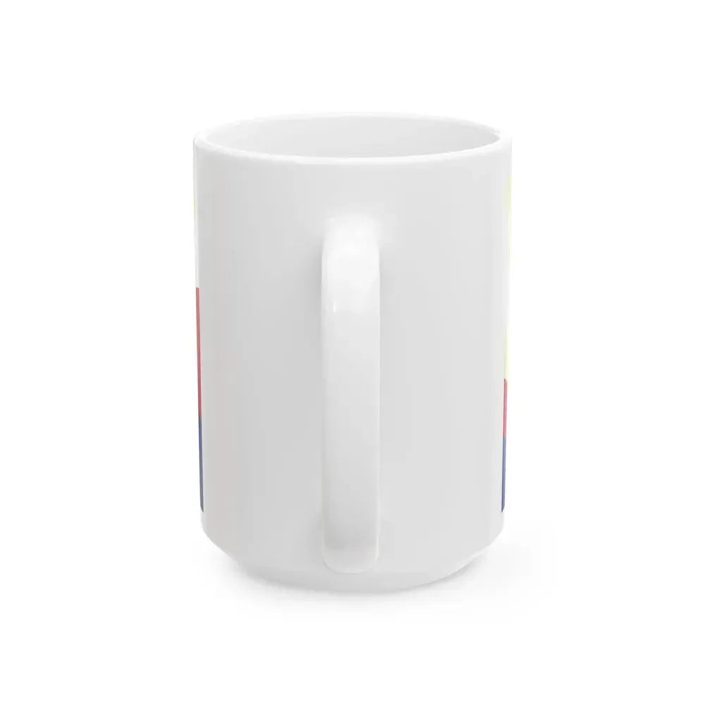 Flag of Belize City (Belize) White Coffee Mug - Go Mug Yourself