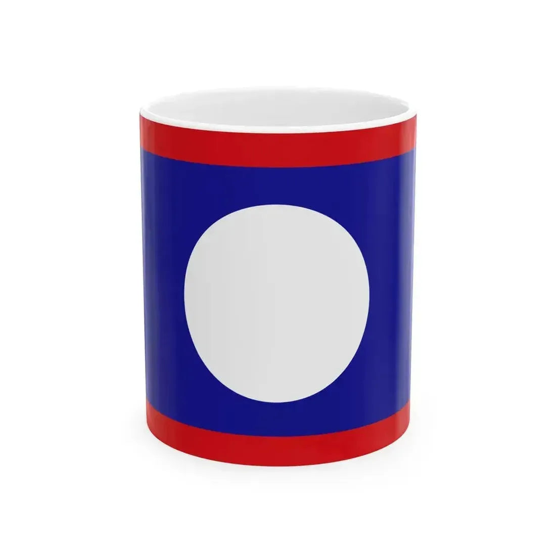 Flag of Belize no coat of arms (Belize) White Coffee Mug 11oz - Go Mug Yourself
