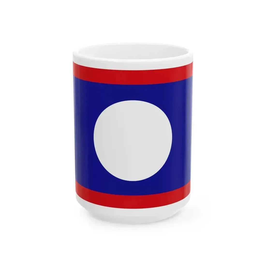 Flag of Belize no coat of arms (Belize) White Coffee Mug 15oz - Go Mug Yourself