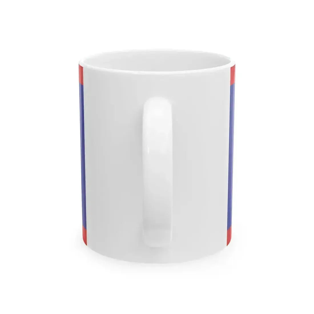 Flag of Belize no coat of arms (Belize) White Coffee Mug - Go Mug Yourself