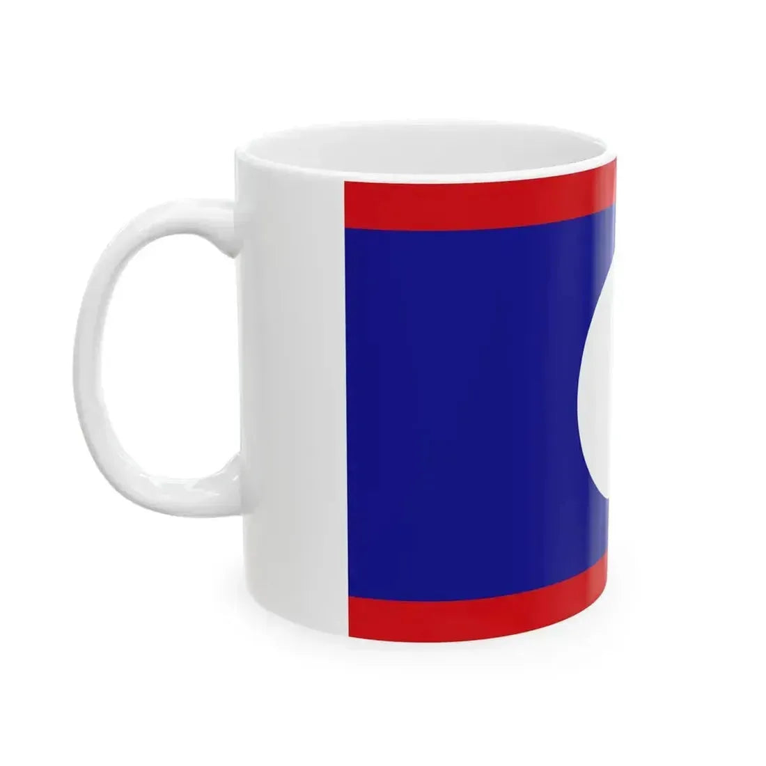 Flag of Belize no coat of arms (Belize) White Coffee Mug - Go Mug Yourself