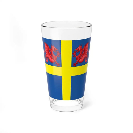 Flag of Belluno (Italy) Pint Glass 16oz 16oz - Go Mug Yourself