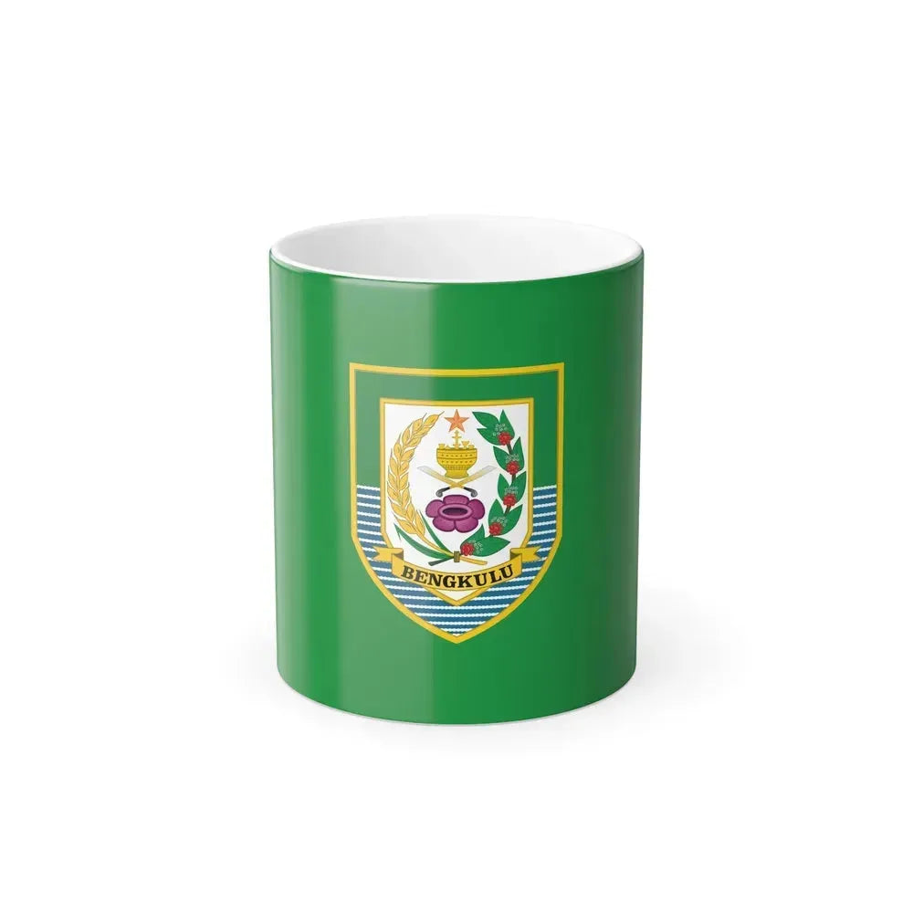 Flag of Bengkulu Indonesia - Color Changing Coffee Mug 11oz - Go Mug Yourself