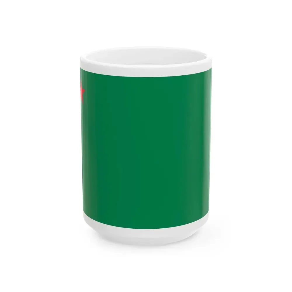 Flag of Benin 1975-1990 (Benin) White Coffee Mug 15oz - Go Mug Yourself