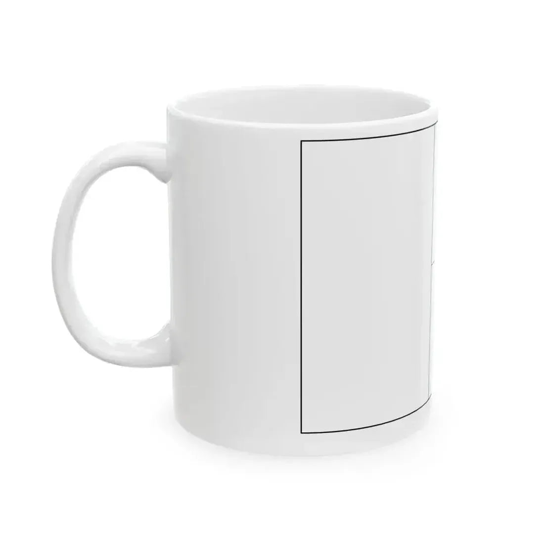 Flag of Benin colouring page (Benin) White Coffee Mug - Go Mug Yourself