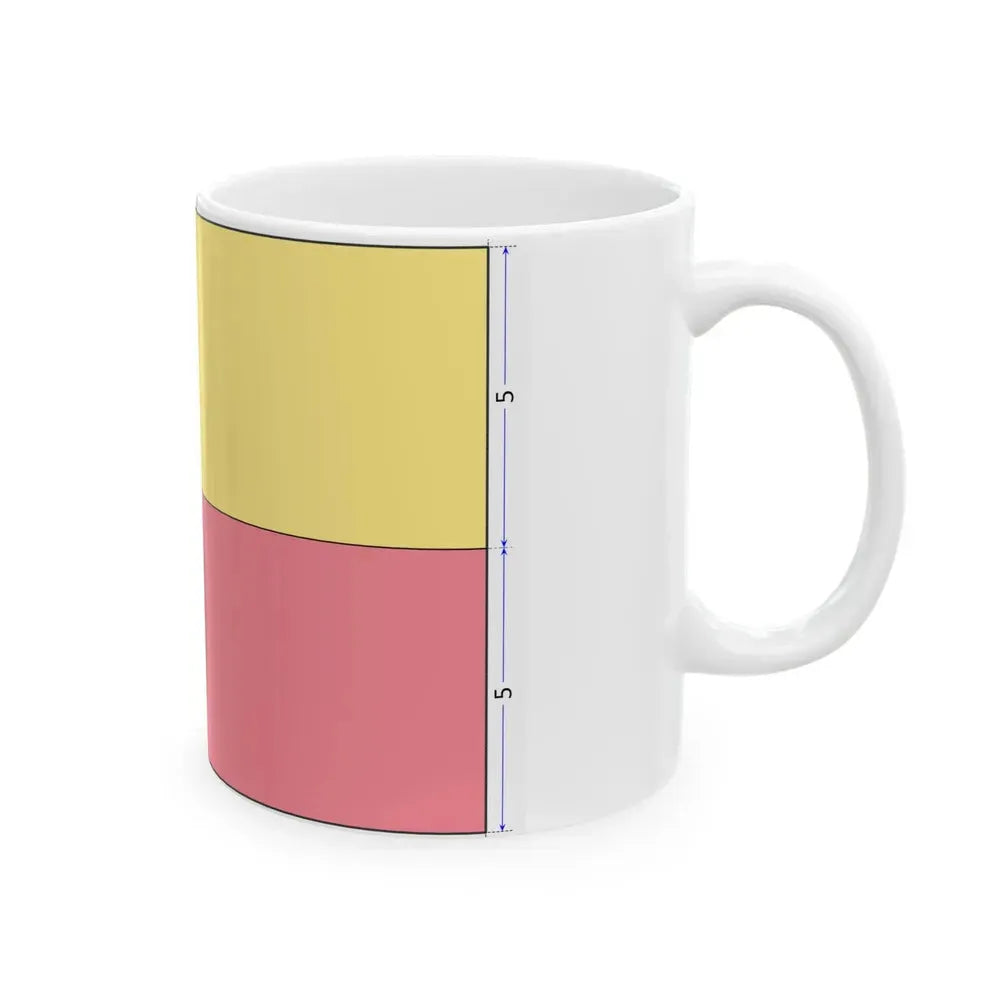 Flag of Benin construction sheet (Benin) White Coffee Mug - Go Mug Yourself