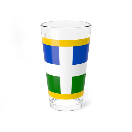 Flag of Benna (Italy) Pint Glass 16oz 16oz - Go Mug Yourself
