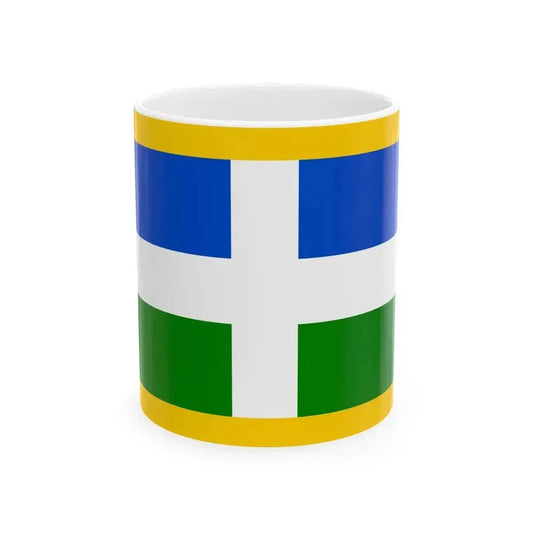 Flag of Benna (Italy) White Coffee Mug 11oz - Go Mug Yourself