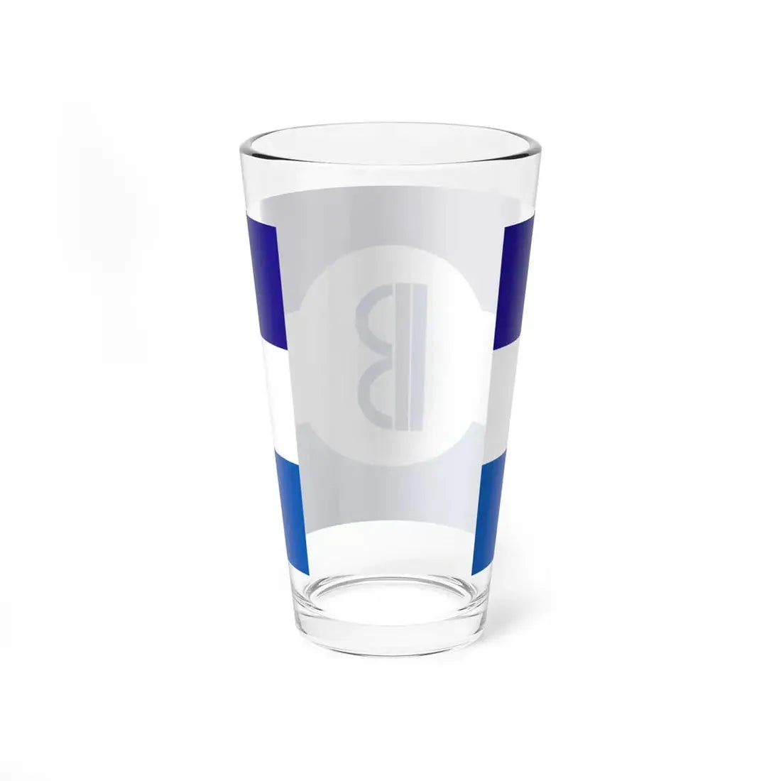 Flag of Bensenville Illinois (United States) Pint Glass 16oz - Go Mug Yourself