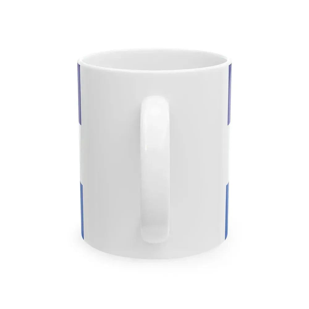 Flag of Bensenville Illinois (United States) White Coffee Mug - Go Mug Yourself