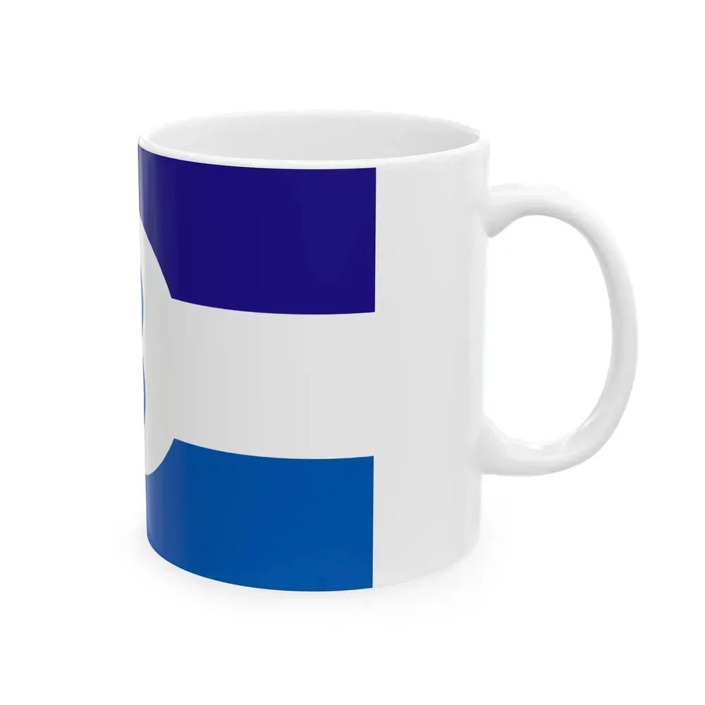 Flag of Bensenville Illinois (United States) White Coffee Mug - Go Mug Yourself