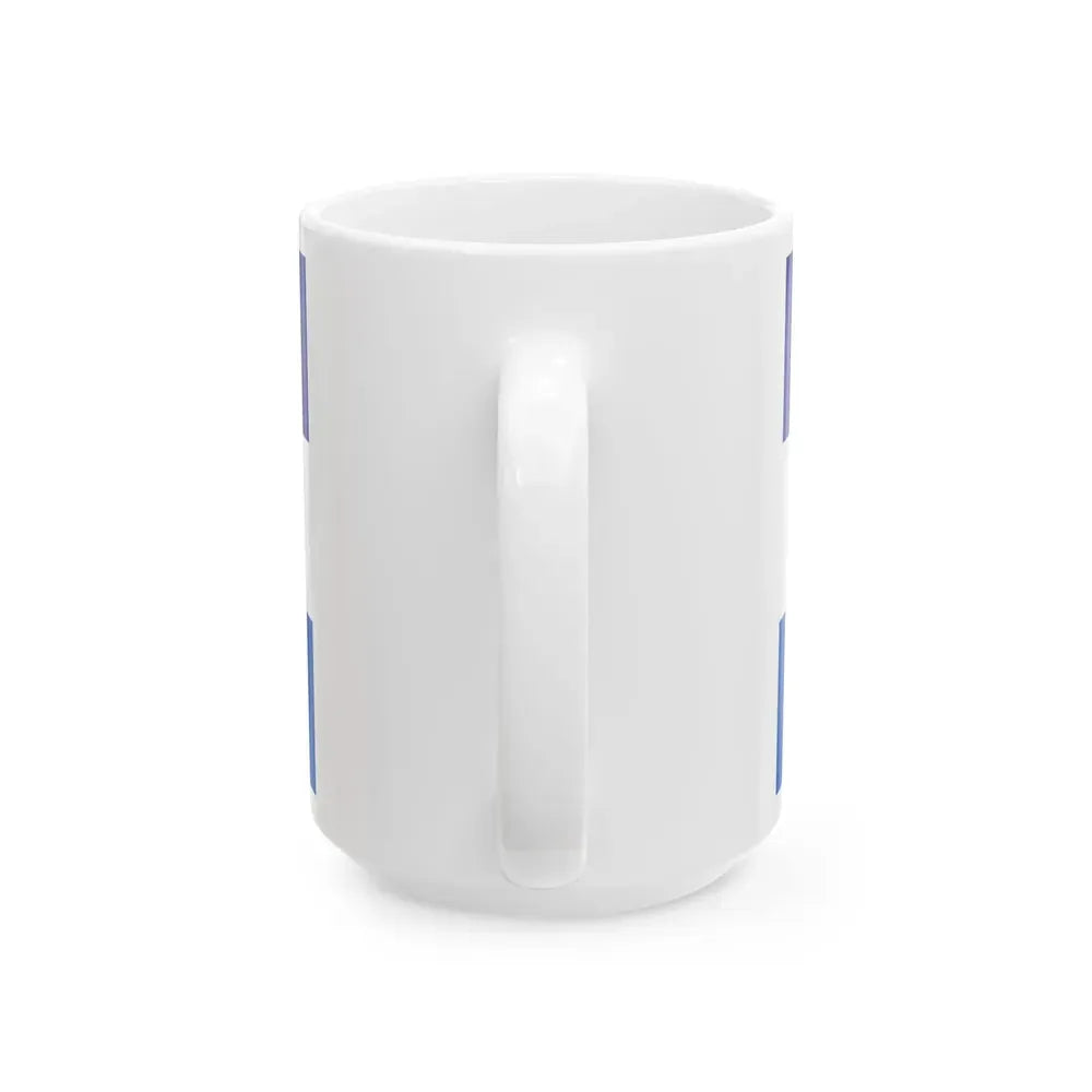 Flag of Bensenville Illinois (United States) White Coffee Mug - Go Mug Yourself