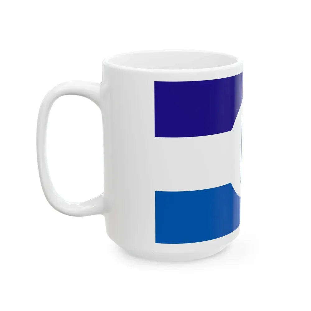 Flag of Bensenville Illinois (United States) White Coffee Mug - Go Mug Yourself