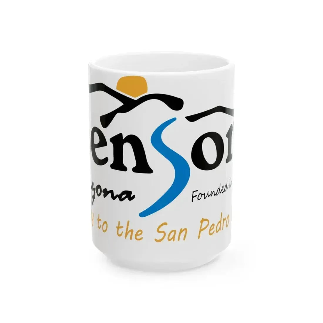 Flag of Benson Arizona (United States) White Coffee Mug 15oz - Go Mug Yourself
