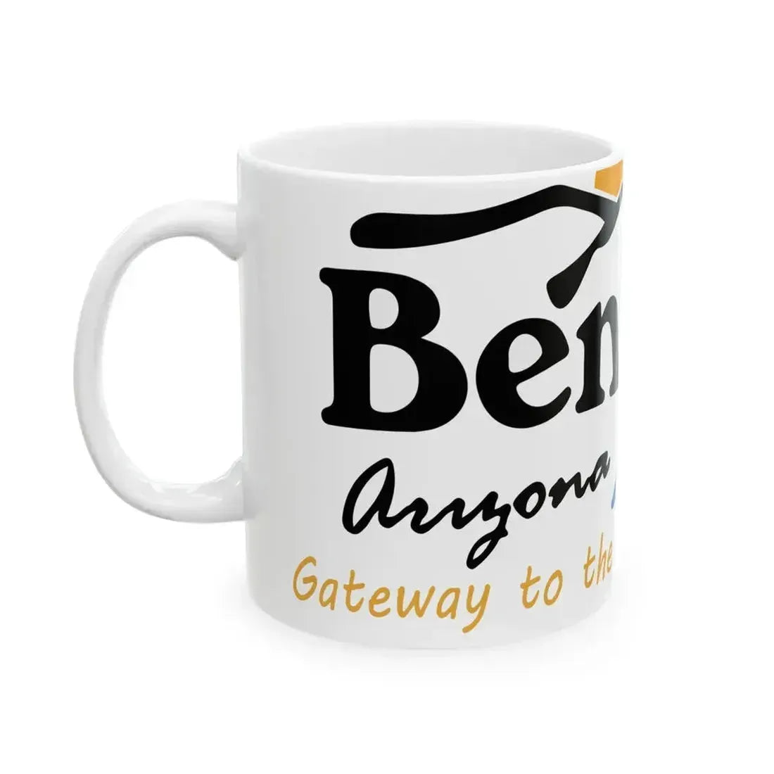Flag of Benson Arizona (United States) White Coffee Mug - Go Mug Yourself