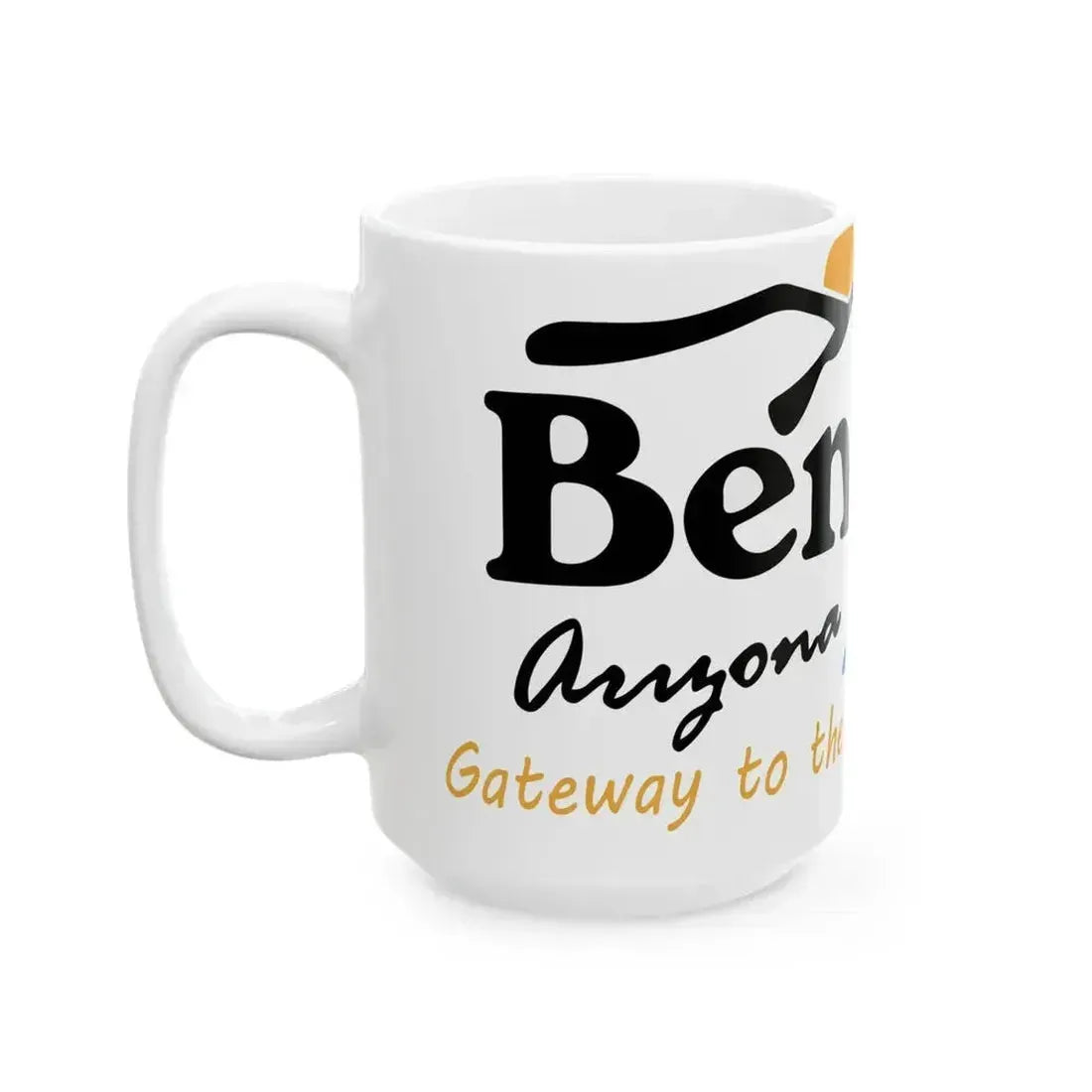 Flag of Benson Arizona (United States) White Coffee Mug - Go Mug Yourself