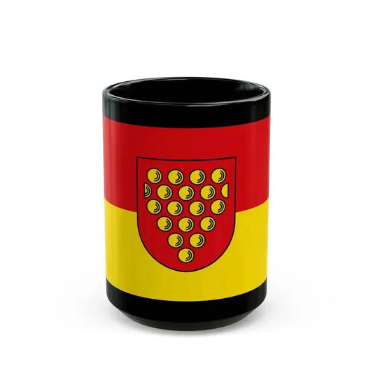 Flag of Bentheim Germany - Black Coffee Mug 15oz - Go Mug Yourself