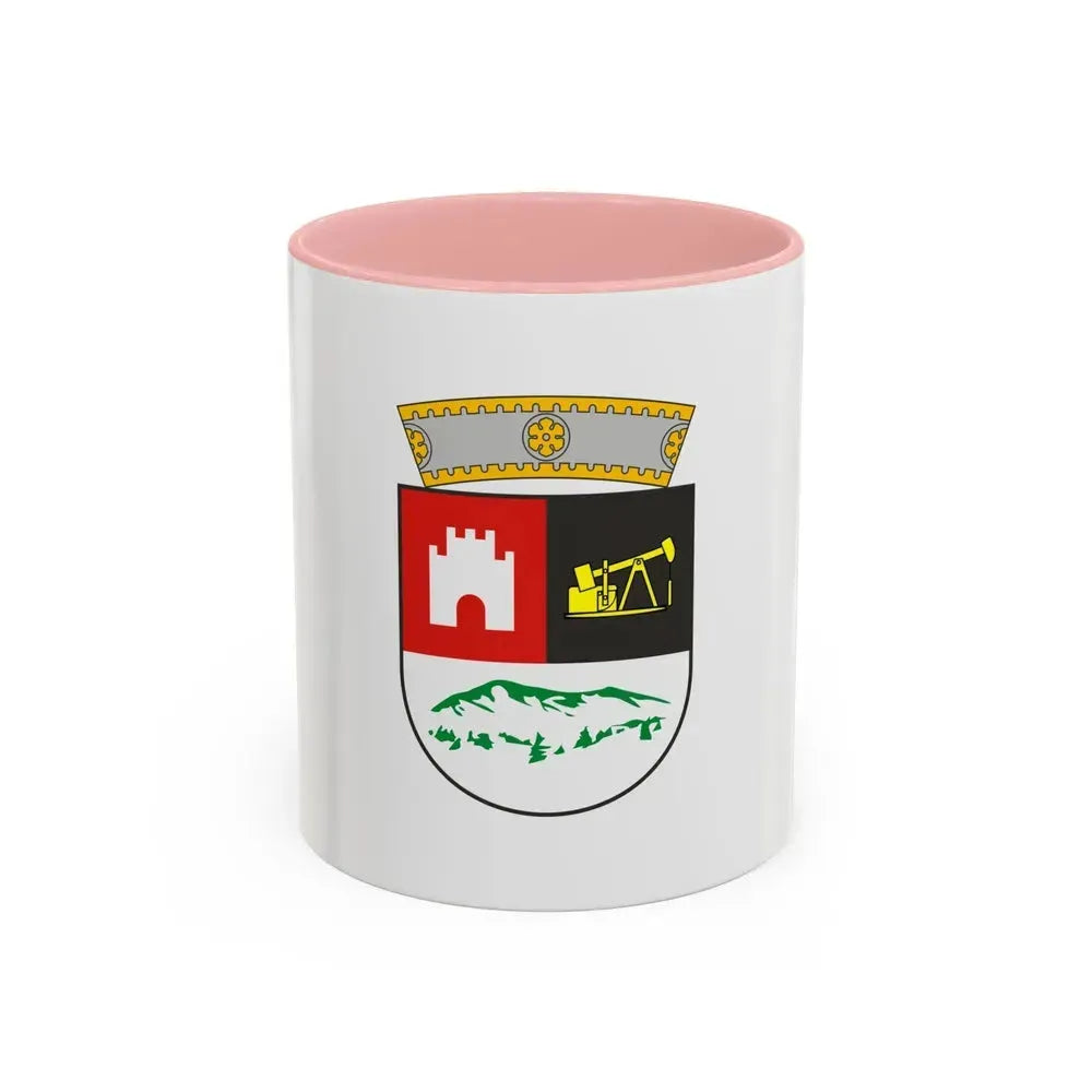 Flag of Berat Albania - Accent Coffee Mug 11oz Pink - Go Mug Yourself