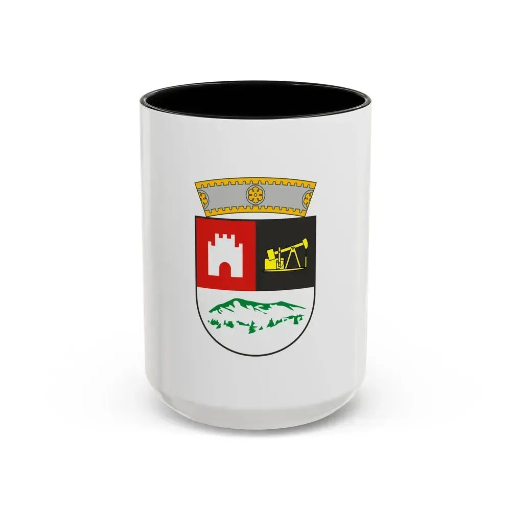 Flag of Berat Albania - Accent Coffee Mug 15oz Black - Go Mug Yourself