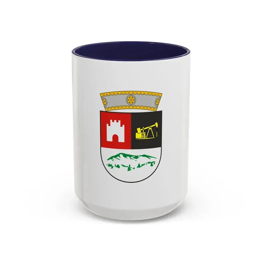 Flag of Berat Albania - Accent Coffee Mug 15oz Navy - Go Mug Yourself