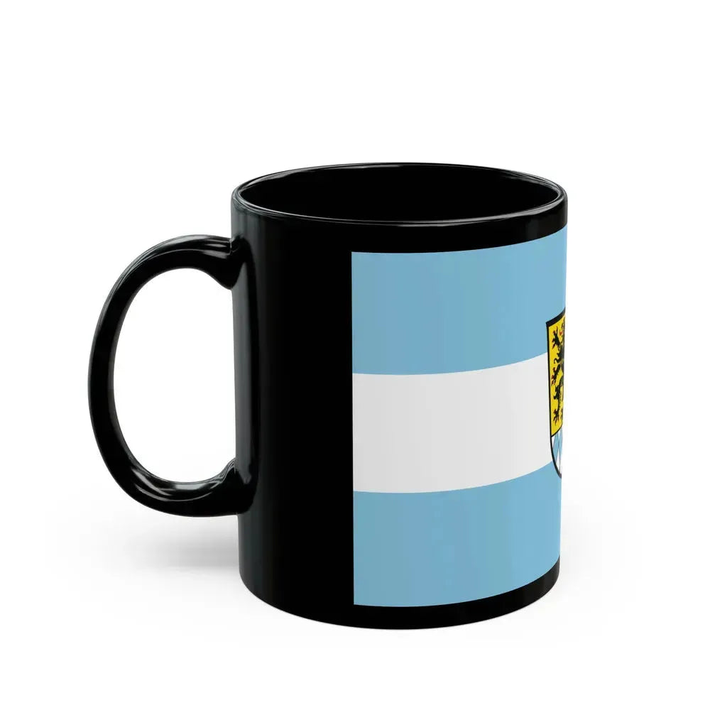 Flag of Berchtesgadener Land Germany - Black Coffee Mug - Go Mug Yourself