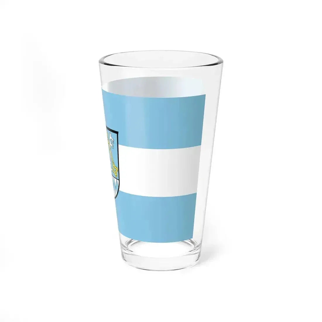 Flag of Berchtesgadener Land Germany - Pint Glass 16oz - Go Mug Yourself