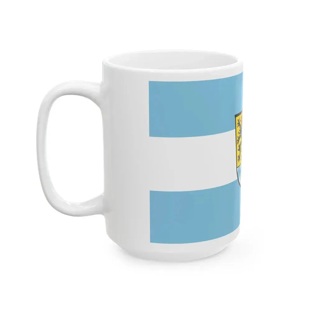 Flag of Berchtesgadener Land Germany - White Coffee Mug - Go Mug Yourself