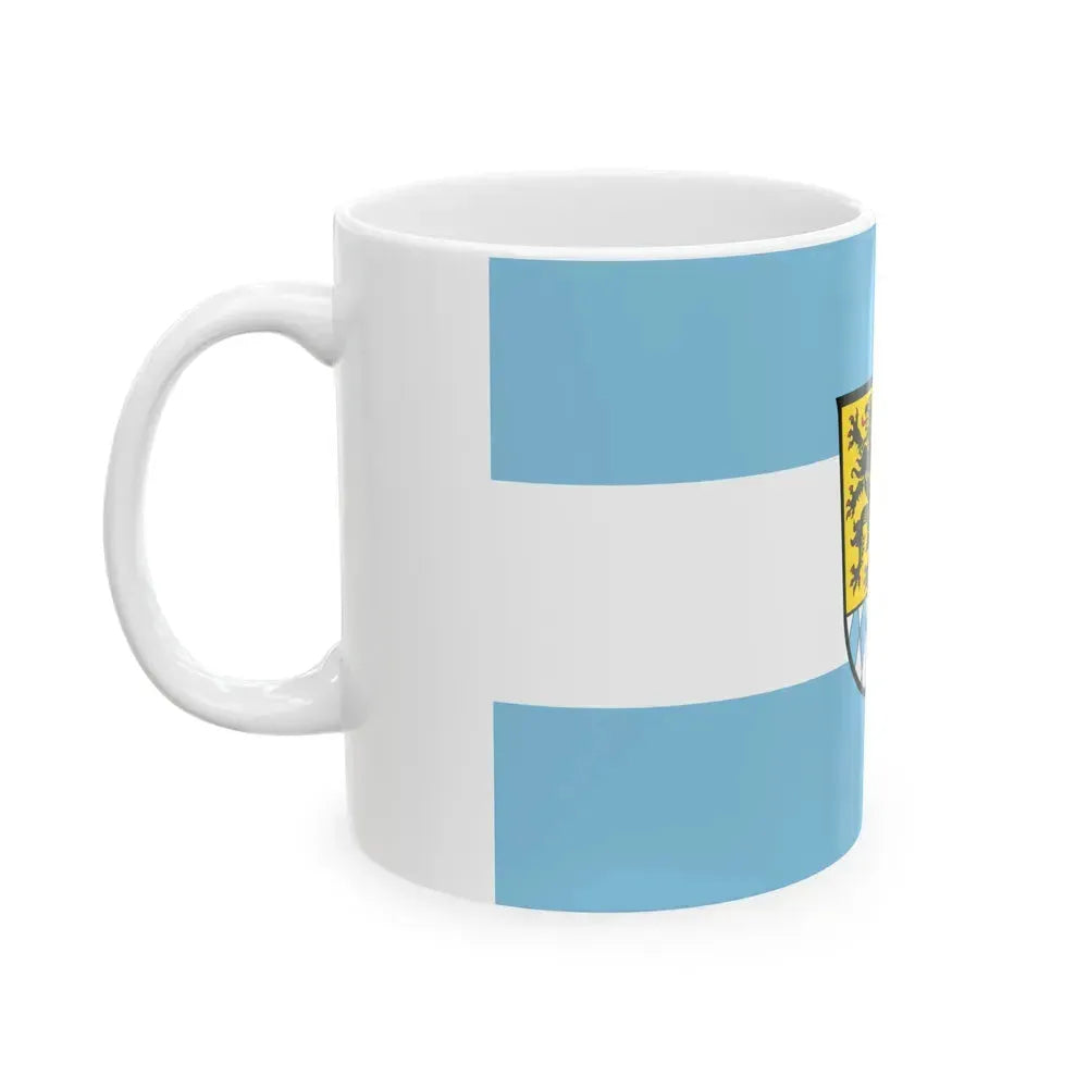 Flag of Berchtesgadener Land Germany - White Coffee Mug - Go Mug Yourself