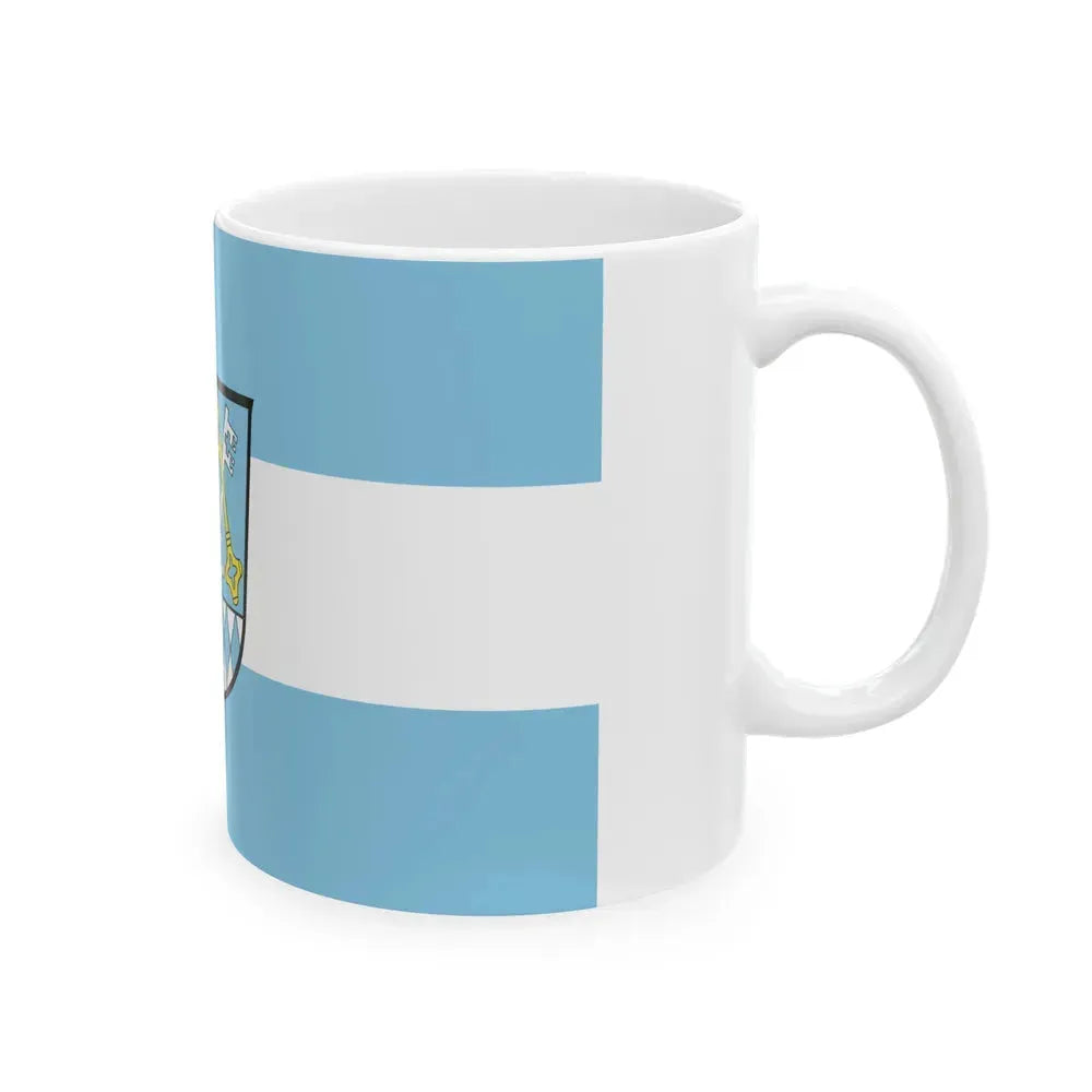 Flag of Berchtesgadener Land Germany - White Coffee Mug - Go Mug Yourself