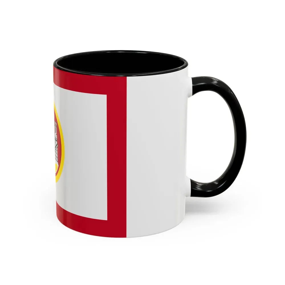 Flag of Bergen Vestland Norway - Accent Coffee Mug - Go Mug Yourself