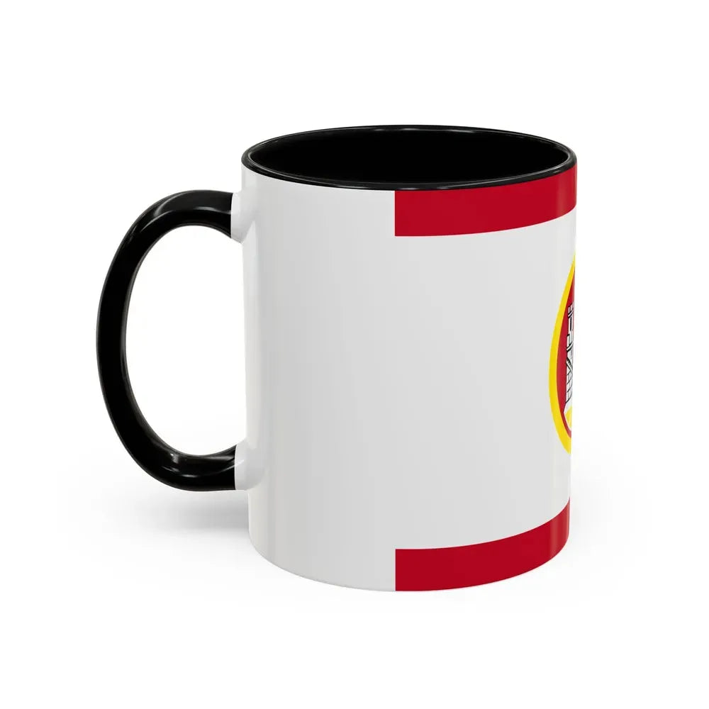 Flag of Bergen Vestland Norway - Accent Coffee Mug - Go Mug Yourself