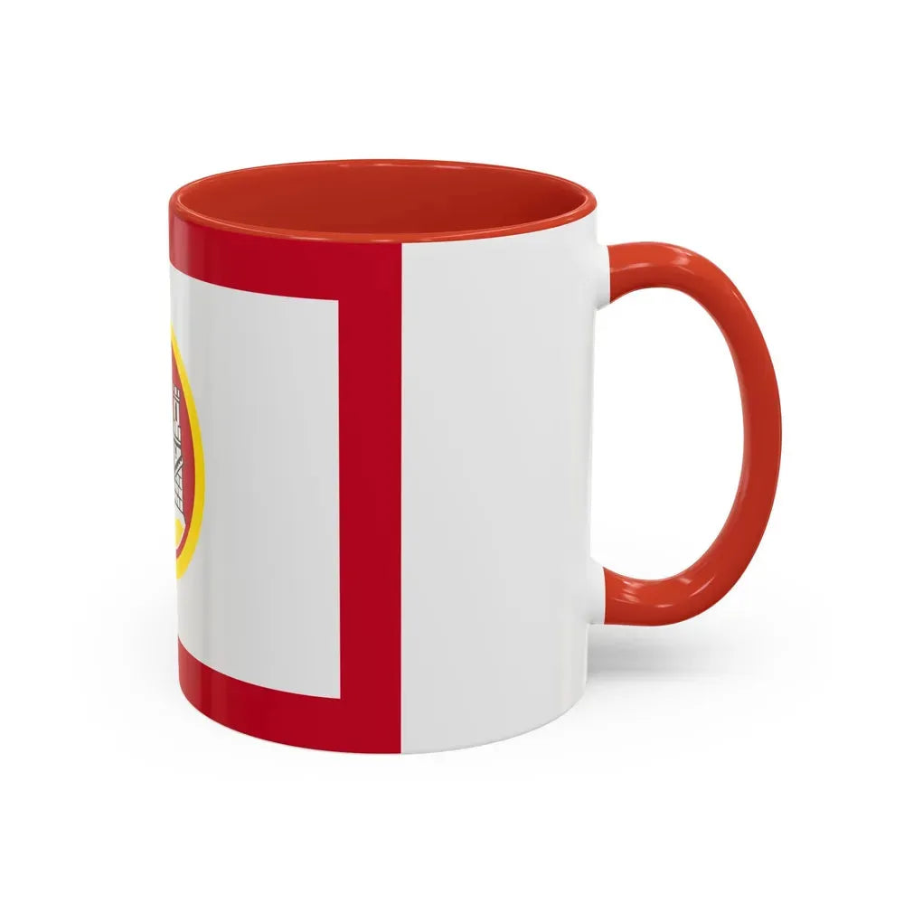 Flag of Bergen Vestland Norway - Accent Coffee Mug - Go Mug Yourself