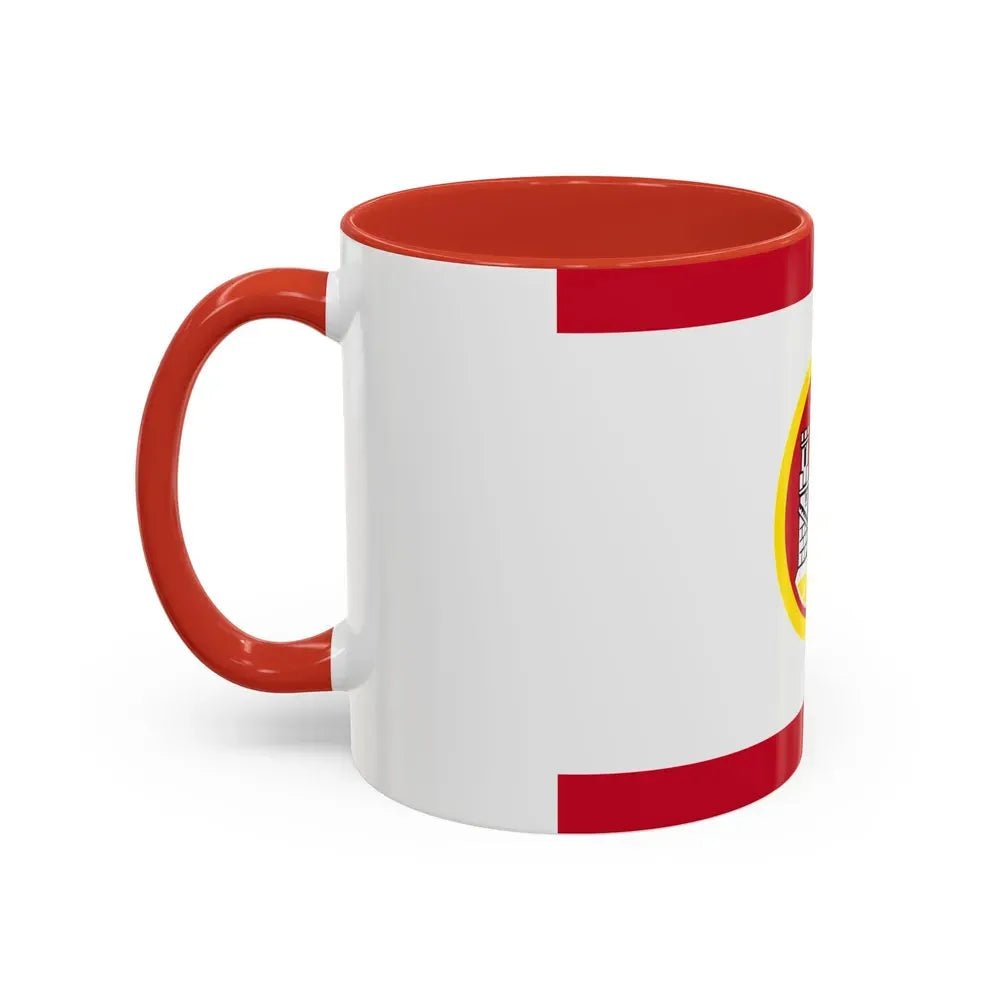 Flag of Bergen Vestland Norway - Accent Coffee Mug - Go Mug Yourself