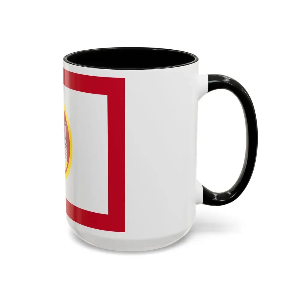 Flag of Bergen Vestland Norway - Accent Coffee Mug - Go Mug Yourself