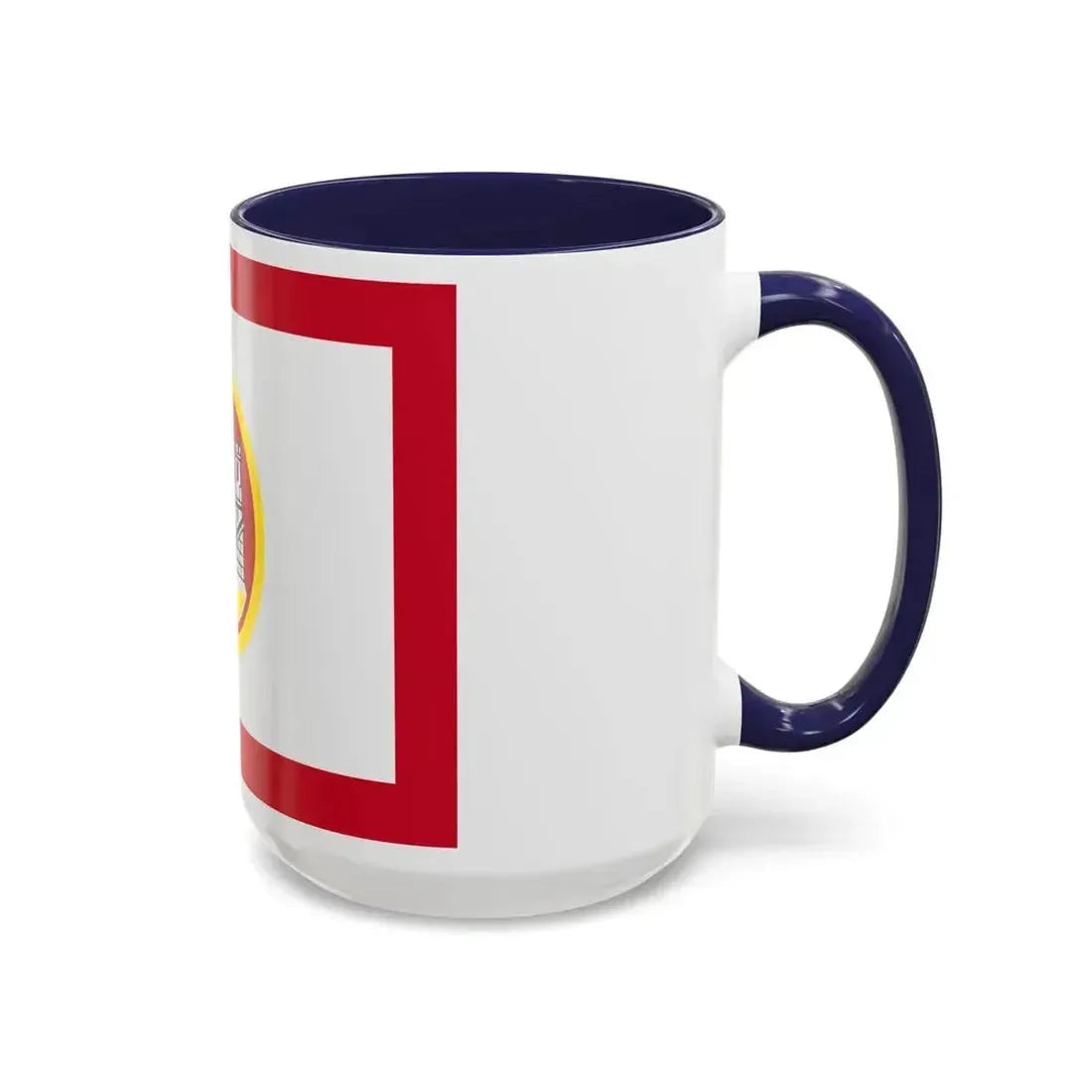Flag of Bergen Vestland Norway - Accent Coffee Mug - Go Mug Yourself