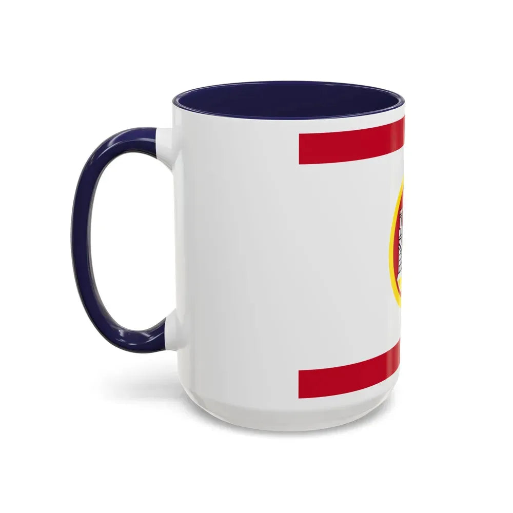 Flag of Bergen Vestland Norway - Accent Coffee Mug - Go Mug Yourself
