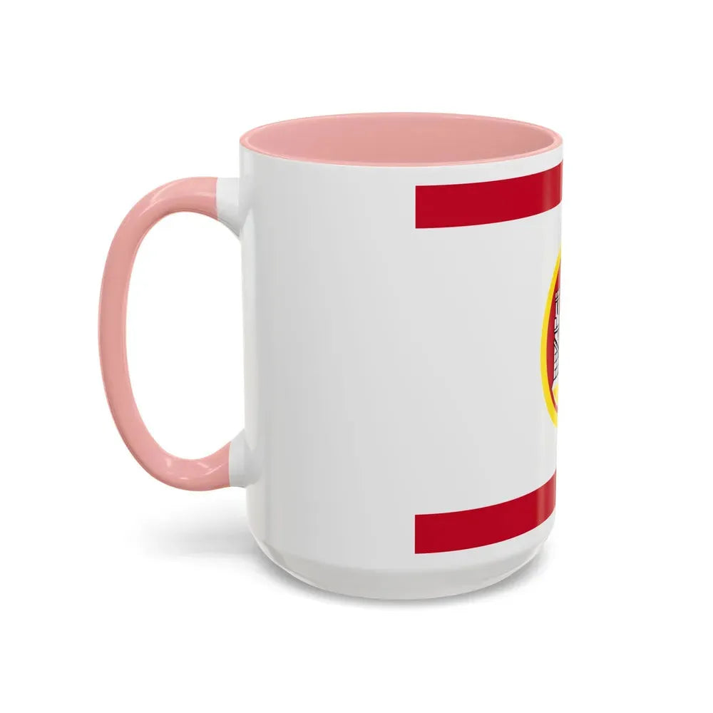 Flag of Bergen Vestland Norway - Accent Coffee Mug - Go Mug Yourself