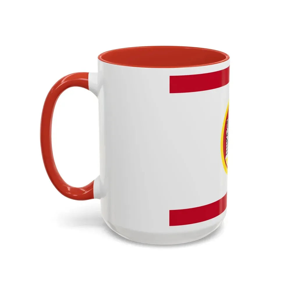 Flag of Bergen Vestland Norway - Accent Coffee Mug - Go Mug Yourself
