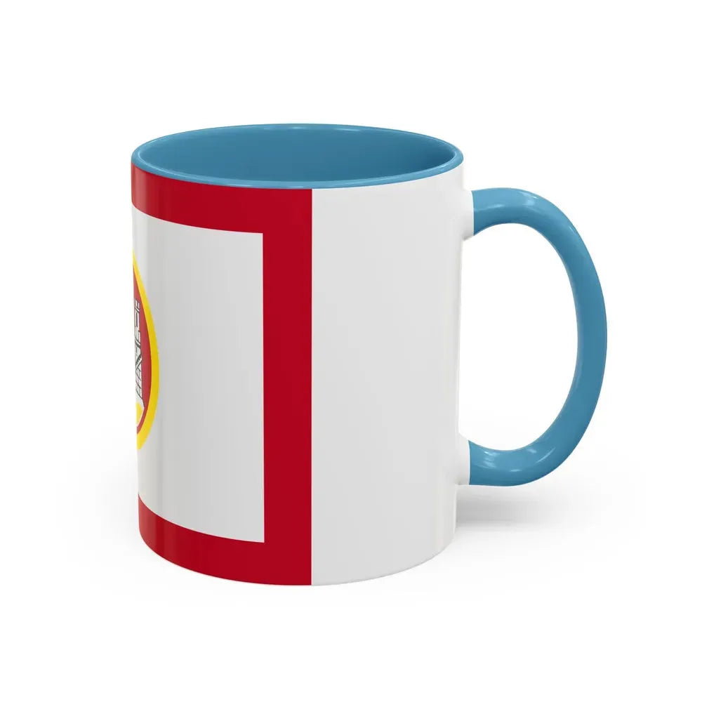 Flag of Bergen Vestland Norway - Accent Coffee Mug - Go Mug Yourself