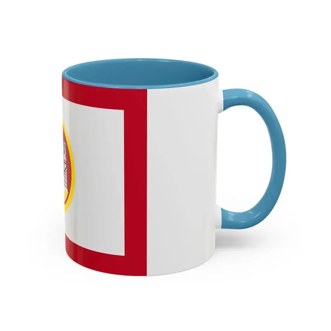 Flag of Bergen Vestland Norway - Accent Coffee Mug - Go Mug Yourself