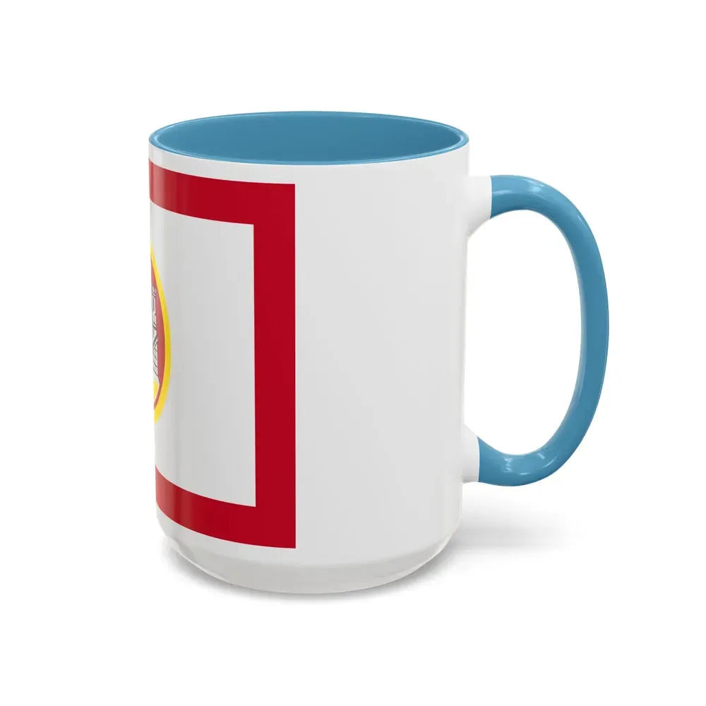 Flag of Bergen Vestland Norway - Accent Coffee Mug - Go Mug Yourself
