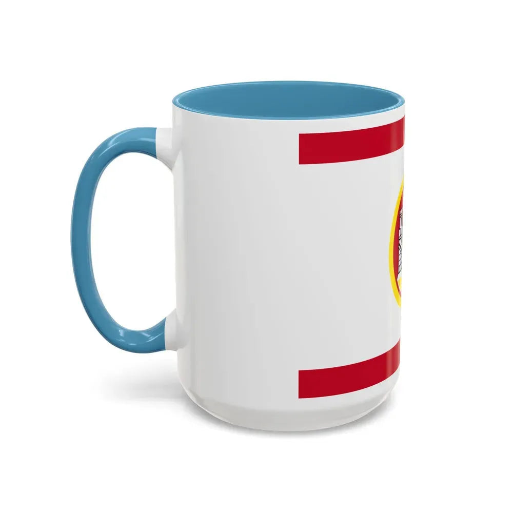Flag of Bergen Vestland Norway - Accent Coffee Mug - Go Mug Yourself